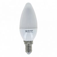 Лампа светодиодная FLL-C35 3W 4000К E14  Simple |  код. FLL-C35-3-230-4K-E14 |  EKF